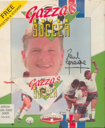 Gazza's Super Soccer box cover front